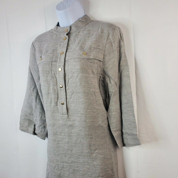 Lacoste Gray Sweatshirt Sweater Dress Tunic - Picture 7 of 12